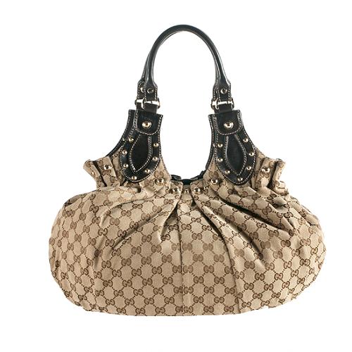 Gucci GG Canvas Pelham Medium Shoulder Handbag