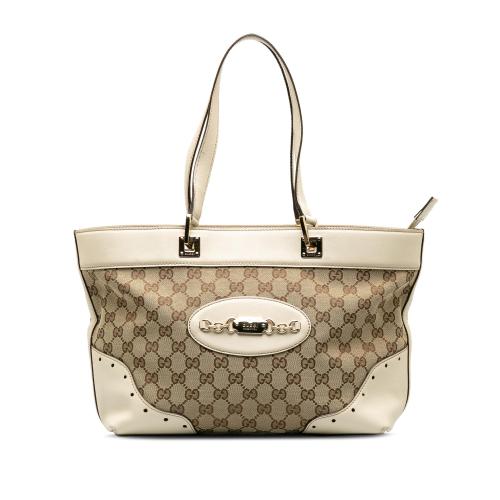 Gucci GG Canvas Punch Tote Bag