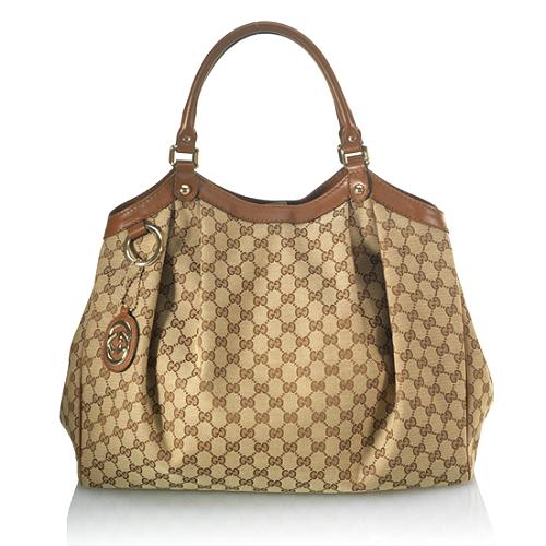 Gucci GG Canvas Sukey Large Tote