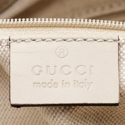 Gucci GG Canvas Sukey Top Handle Medium Satchel