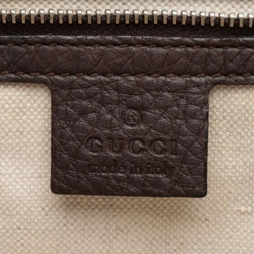 Gucci GG Canvas Techno Horsebit Top Handle Shoulder Bag