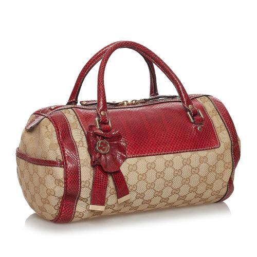 Gucci GG Canvas Trophy Handbag