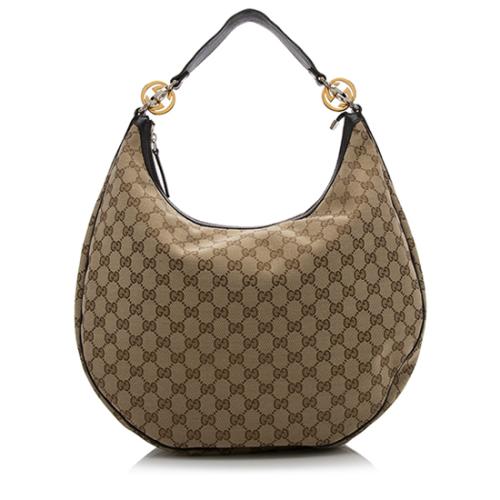 Gucci GG Canvas Twins Large Hobo
