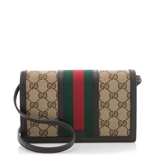 Gucci GG Original Vintage Web Wallet Shoulder Bag
