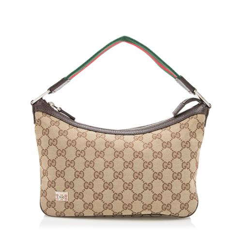 Gucci GG Canvas Web Small Shoulder Bag