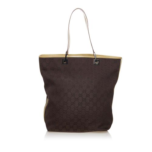 Gucci GG Canvas Web Tote Bag