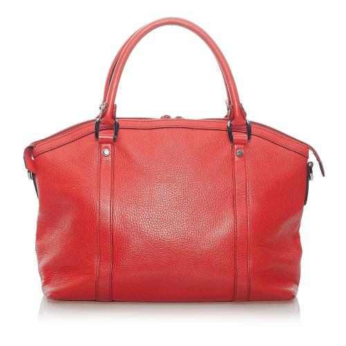 Gucci GG Charm Dome Leather Handbag