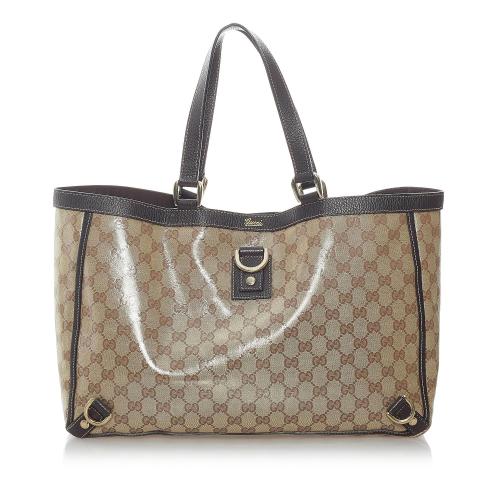 Gucci GG Crystal Abbey D-Ring Tote Bag