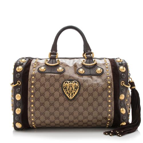 Gucci GG Crystal Babouska Boston Bag