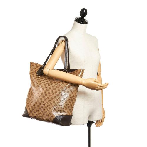Gucci GG Crystal Charm Tote Bag