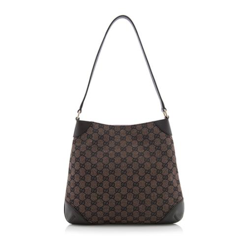 Gucci GG Denim Canvas Shoulder Bag
