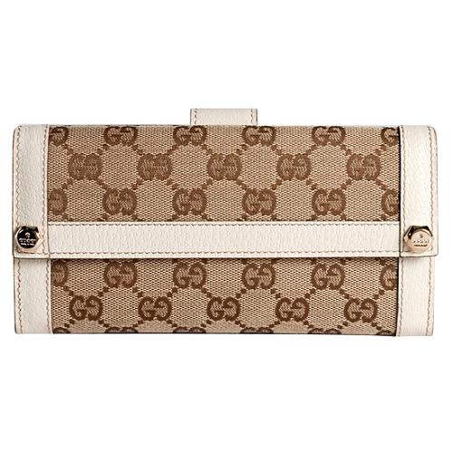 Gucci GG Fabric Charmy Continental Wallet