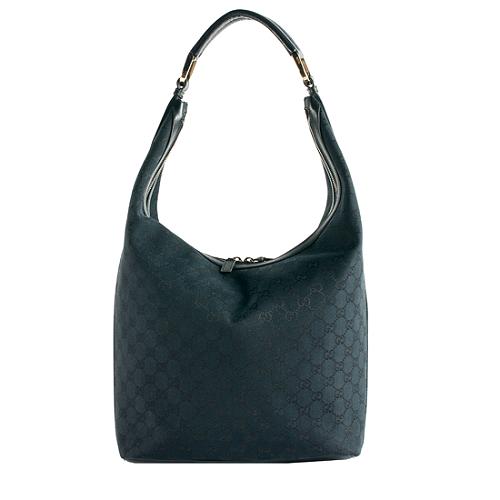 Gucci GG Fabric Hobo Handbag