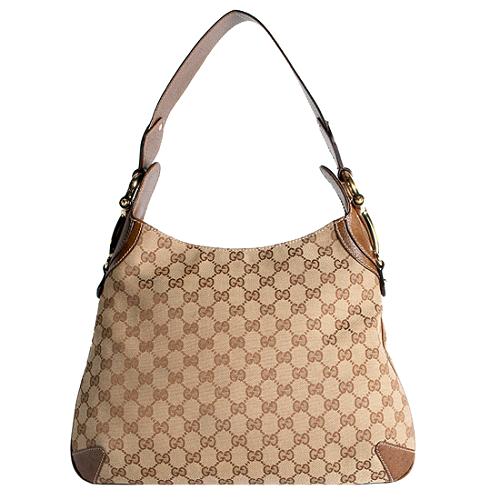 Gucci GG Fabric Medium Shoulder Handbag