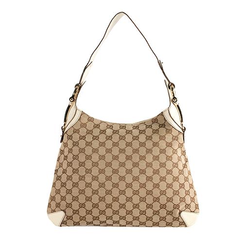 Gucci GG Fabric Medium Shoulder Handbag