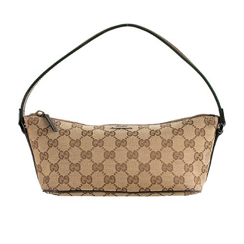 Gucci GG Fabric Pochette Shoulder Handbag