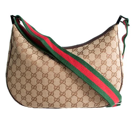 Gucci GG Fabric Shoulder Handbag