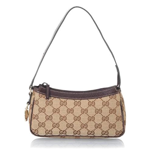 Gucci GG Fabric Small Shoulder Handbag