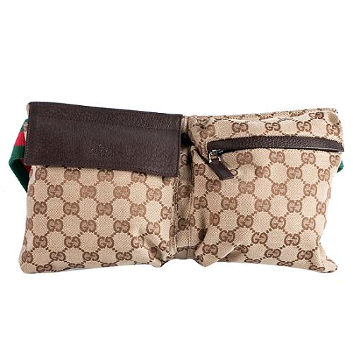 Gucci GG Fabric Waist Belt Messenger Bag