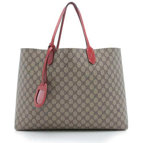 Gucci GG Leather Large Reversible Tote