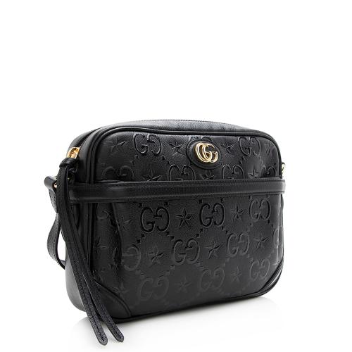 Gucci GG Leather Star Shoulder Bag