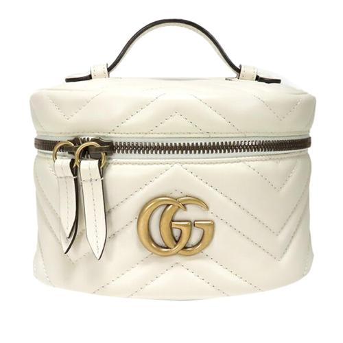Gucci GG Marmont Leather Round Backpack