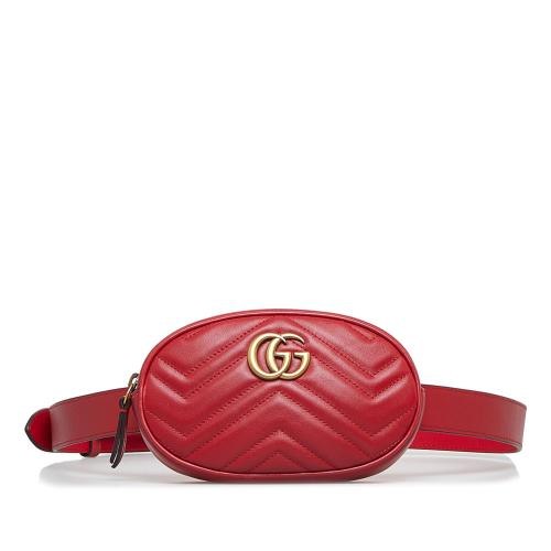 Gucci Gg Marmont Matelasse Belt Bag 