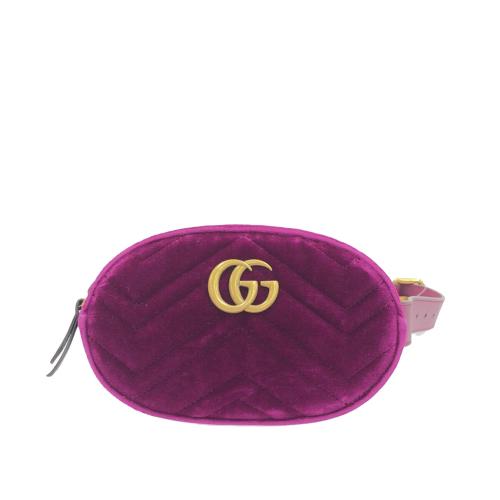 Gucci GG Marmont Velvet Belt Bag