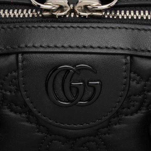 Gucci Jumbo GG Matelasse Nylon Mini Bowling Bag