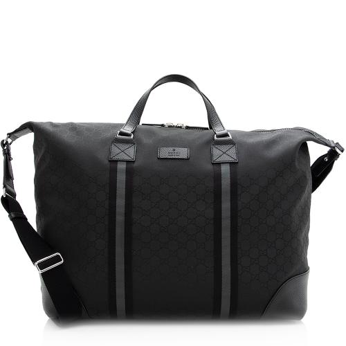 Gucci GG Nylon Travel Duffel Bag