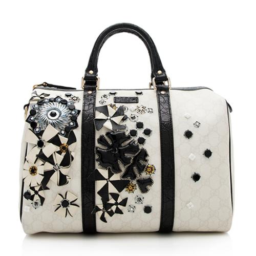 Gucci GG Plus Embellished Joy Boston Bag
