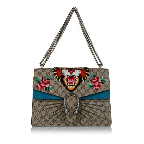 Gucci GG Supreme Angry Cat Dionysus Shoulder Bag