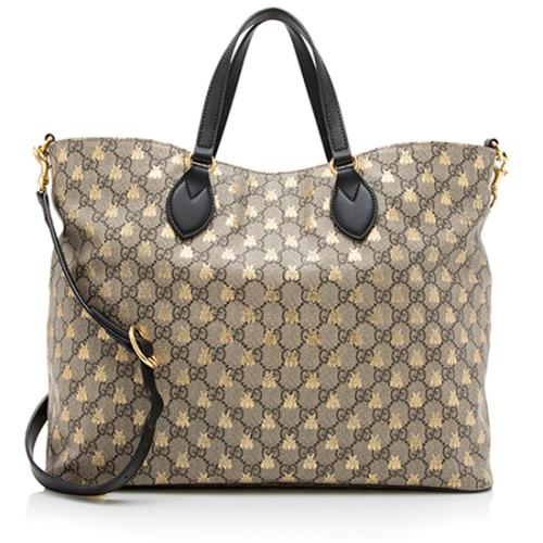 gucci tote with bee