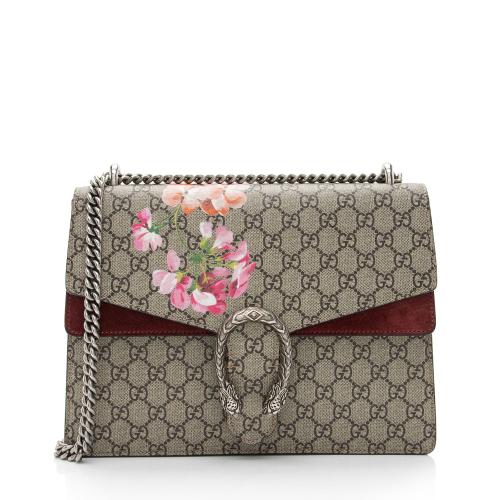 Gucci GG Supreme Blooms Dionysus Medium Shoulder Bag