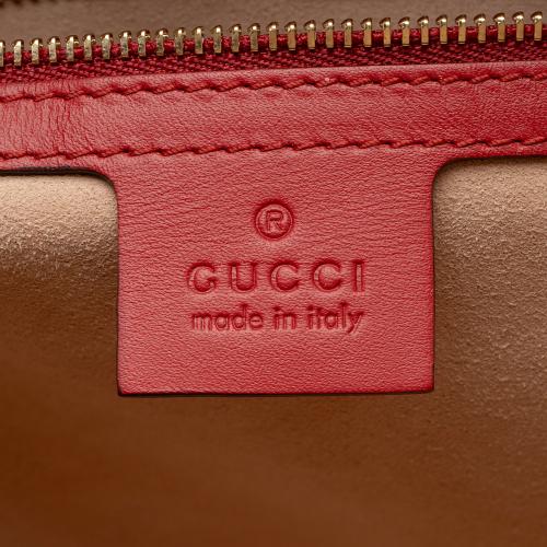 Gucci GG Supreme Blooms Medium Boston Bag