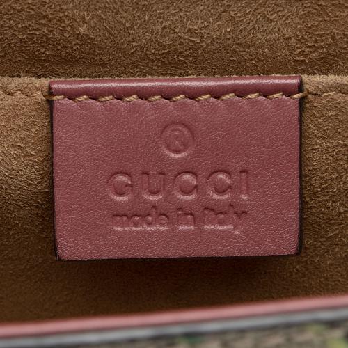 Gucci GG Supreme Blooms Padlock Small Shoulder Bag
