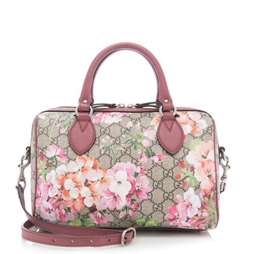 Gucci GG Supreme Blooms Small Top Handle Bag
