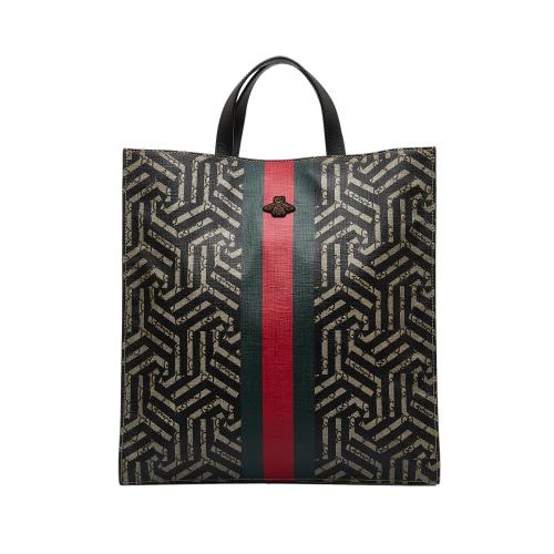 Gucci GG Supreme Caleido Web Tote Bag