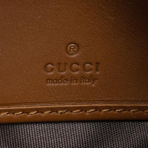 Gucci GG Supreme Calfskin Padlock Chain Wallet