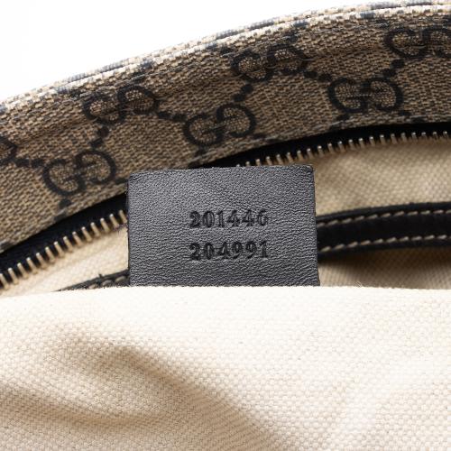 GUCCI GG Supreme Canvas Messenger Shoulder Bag Beige 201446