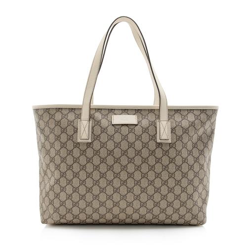 Gucci GG Supreme Classic Medium Zip Tote