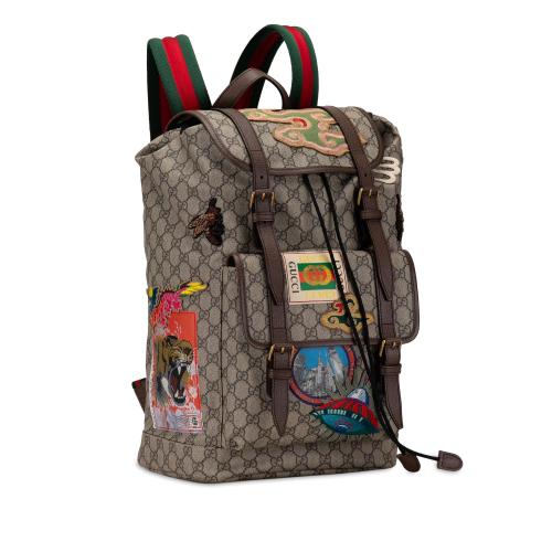 Gucci GG Supreme Courrier Backpack