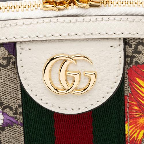 Gucci GG Supreme Flora Ophidia Dome Small Shoulder Bag