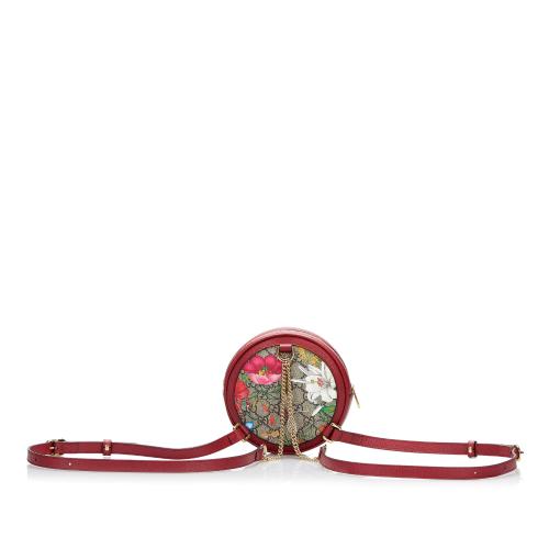 Gucci GG Supreme Flora Ophidia Round Backpack