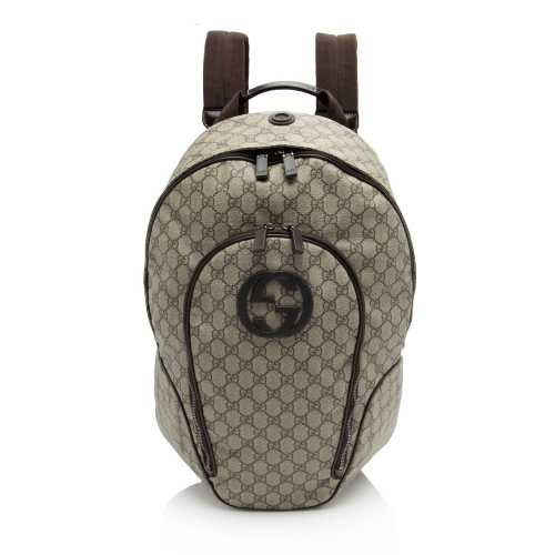 Gucci GG Supreme Interlocking G Medium Backpack