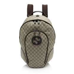 Gucci GG Supreme Interlocking G Medium Backpack