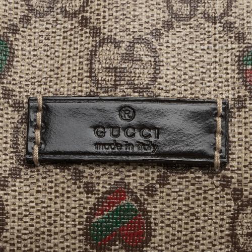 Gucci GG Supreme Tattoo Hearts Joy Boston Bag