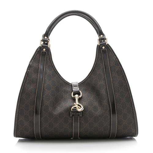 Gucci GG Supreme Joy Bardot Medium Shoulder Bag