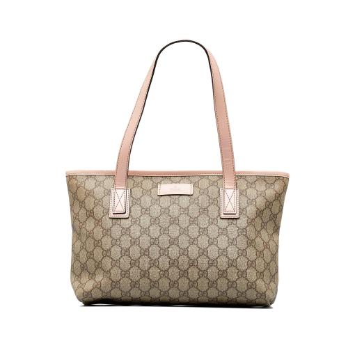 Gucci Pink/Beige GG Canvas Small Joy Tote Bag Gucci