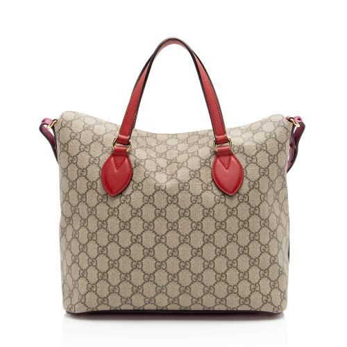 Gucci GG Supreme Linea A Fold Over Tote Gucci Handbags Bag